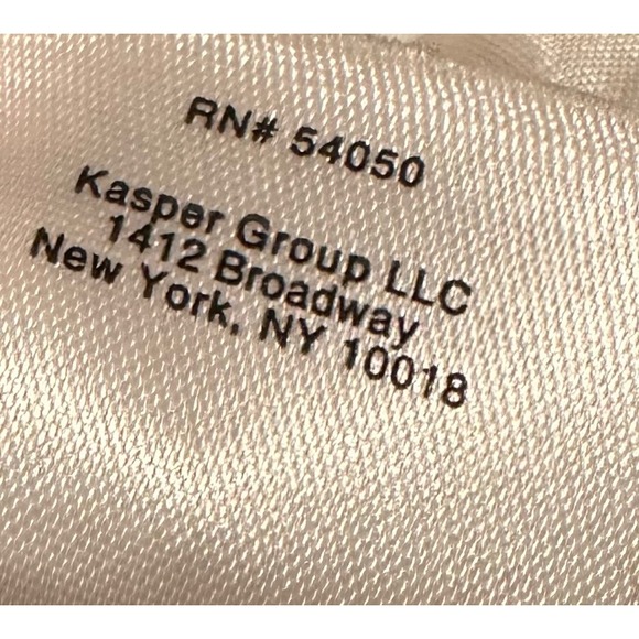 Anne Klein Tweed Blazer Jacket Women's Size 6 Fringed 
Red White Blue Button - Picture 4 of 6